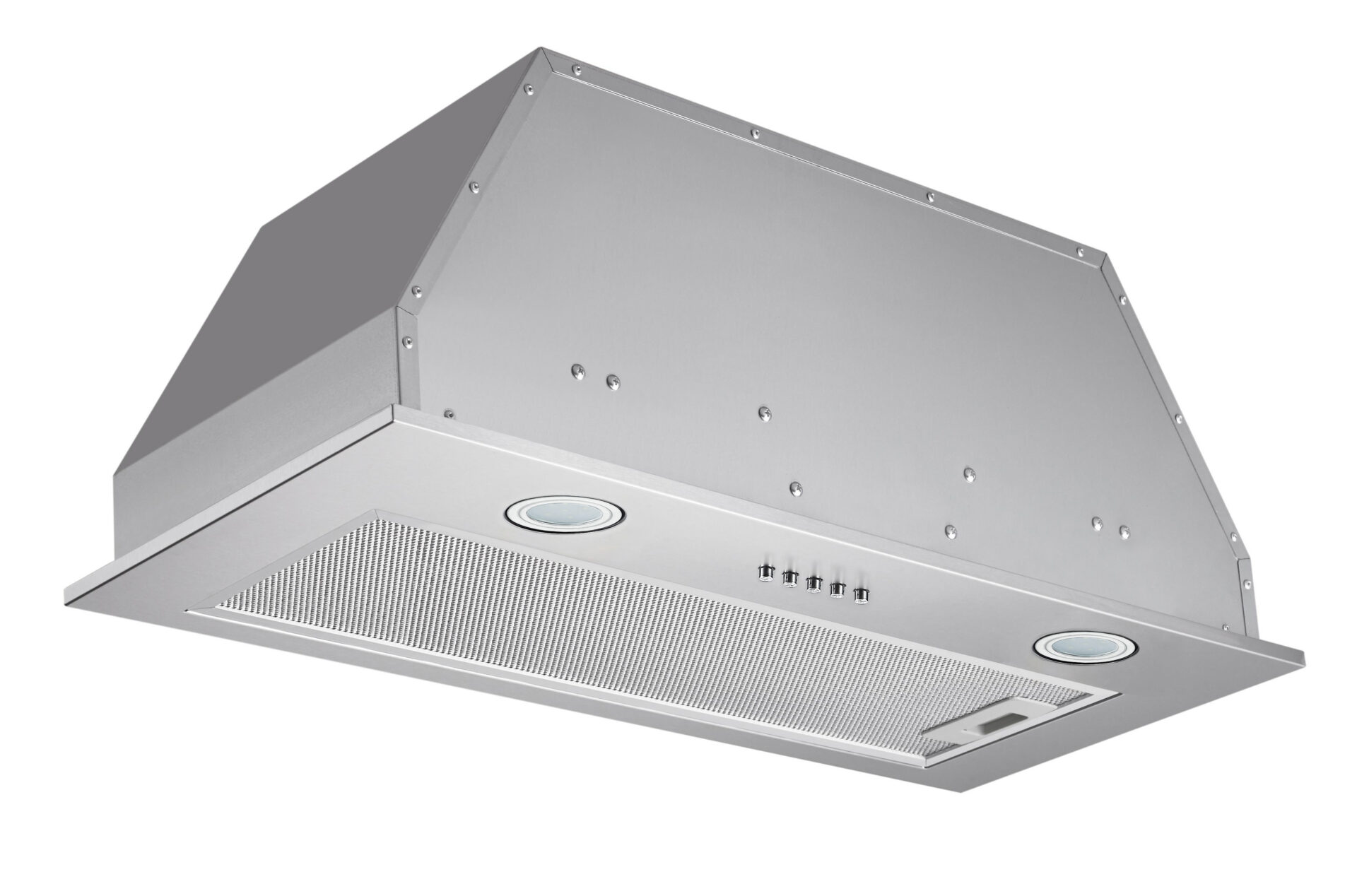 Polo Powerpack Rangehood 90cm 700m3/h max. extraction Stainless Steel with Push Button Control - Image 3