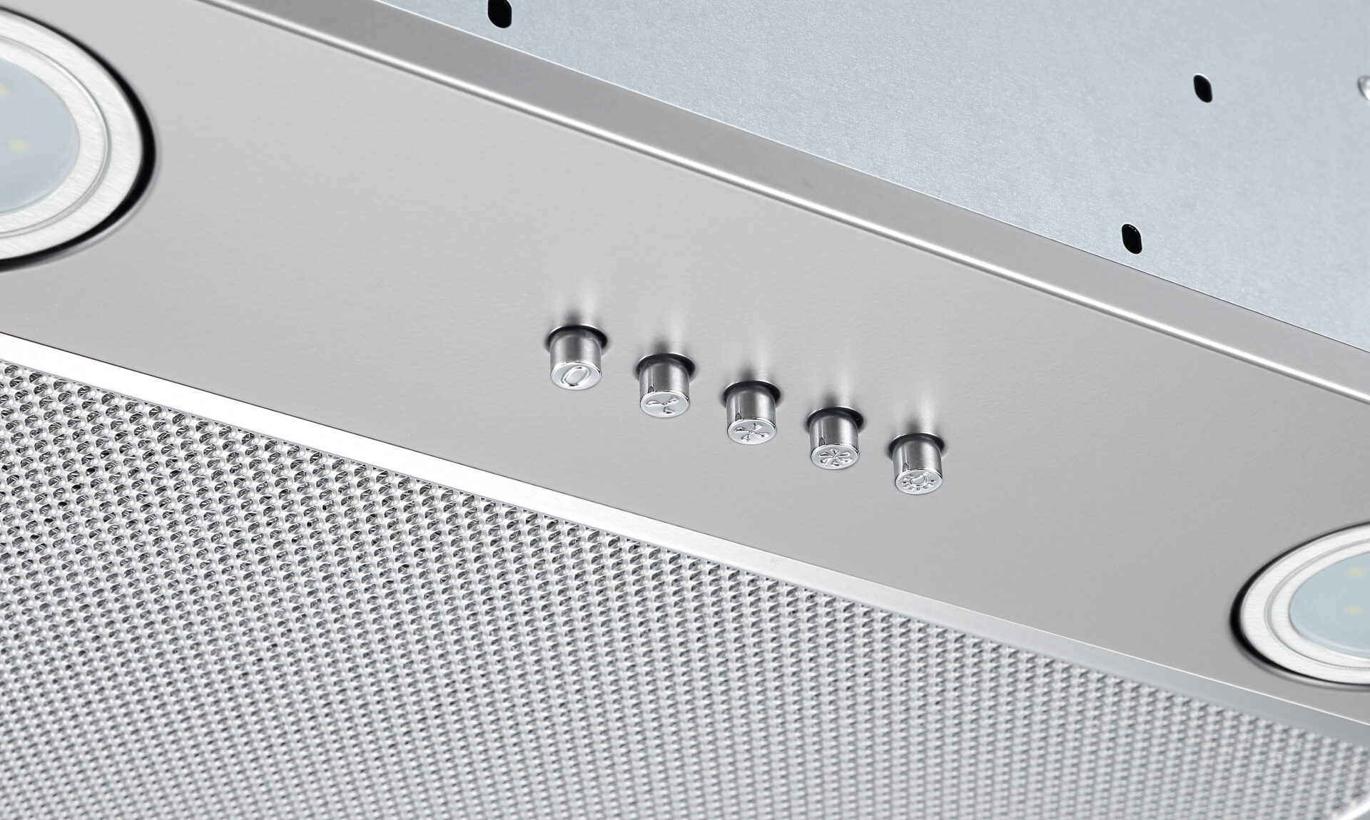 Polo Powerpack Rangehood 90cm 700m3/h max. extraction Stainless Steel with Push Button Control - Image 5
