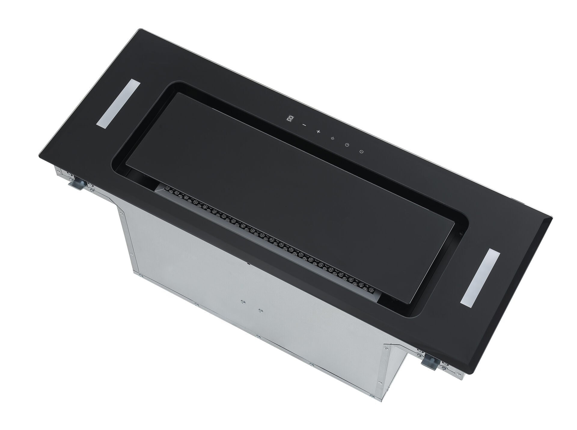 Polo Powerpack Rangehood 52cm 1,000m3/h max. extraction Black Glass with Touch Control - Image 4