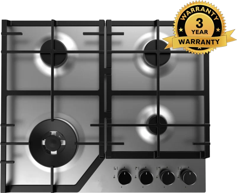 Polo Gas Cooktop 60cm 4 Burner Stainless Steel