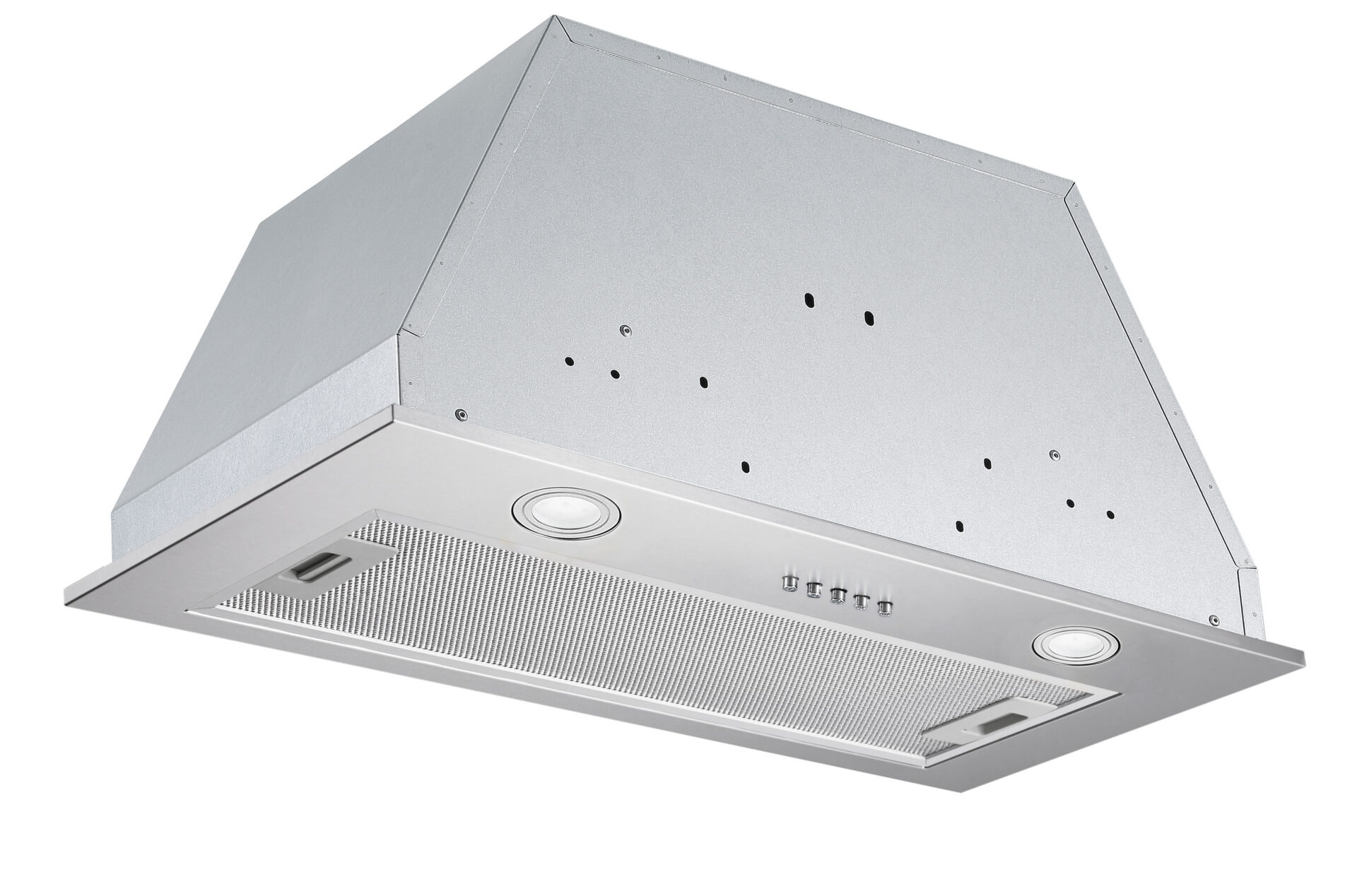 Polo Powerpack Rangehood 75cm 700m3/h max. extraction Stainless Steel with Push Button Control - Image 3
